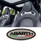 Наклейка на автомобильные Подголовники для Fiat Abarth 70-летия 124 GT Spider 595 pista 695 Rivale XSR Punto evo аксессуары