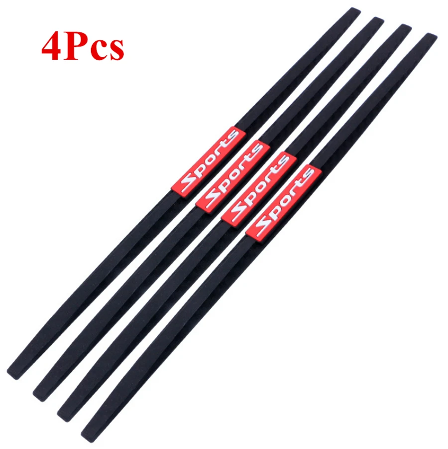 

4pcs/set 40cm Car Door Edge Fender Bumper Scratch Protector Moulding Strip Protection Strips Sealing Anti-rub DIY Car-styling