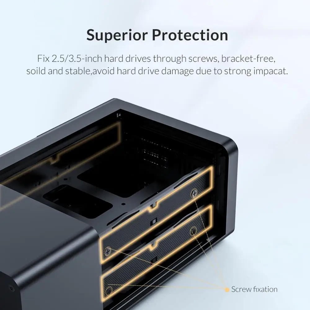 Док станция ORICO 35 Series 2 bay 3 5 ''для HDD USB3.0 с алюминиевым корпусом для жесткого