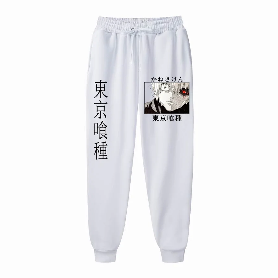 

2021Spring Autumn Men's Joggers Brand Trousers Tokyo Ghoul Anime Printing Casual Pants Sweatpants Running Sporting Clothing