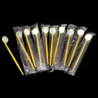 Цветные Одноразовые зеркала для рта, 10 шт., пластиковые противотуманные линзы, стоматологический прибор для отбеливания зубов, инструмент для гигиены полости рта