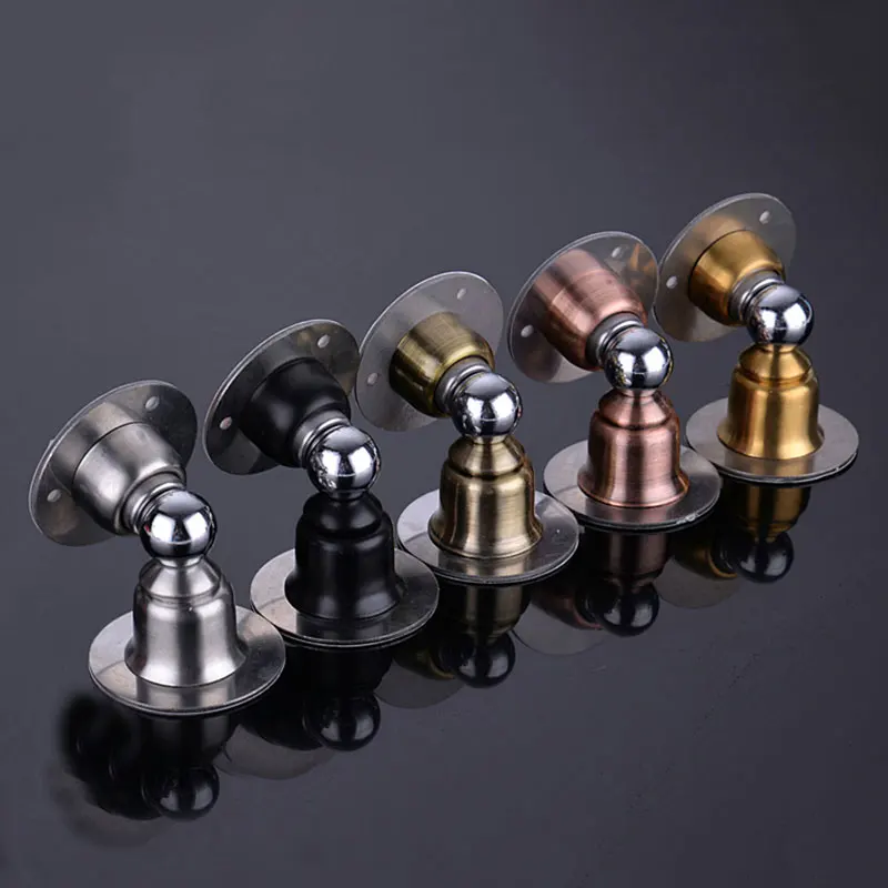 Магнитная дверная пробка из нержавеющей стали стикер для туалетного стекла