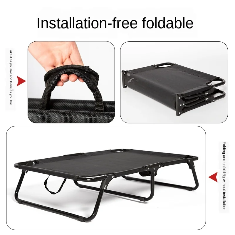 저렴한 습기 방지 애완 동물 행진 침대 접이식 골든 리트리버 래브라도 대형 개 개집 사계절 범용 오프-지상 습기