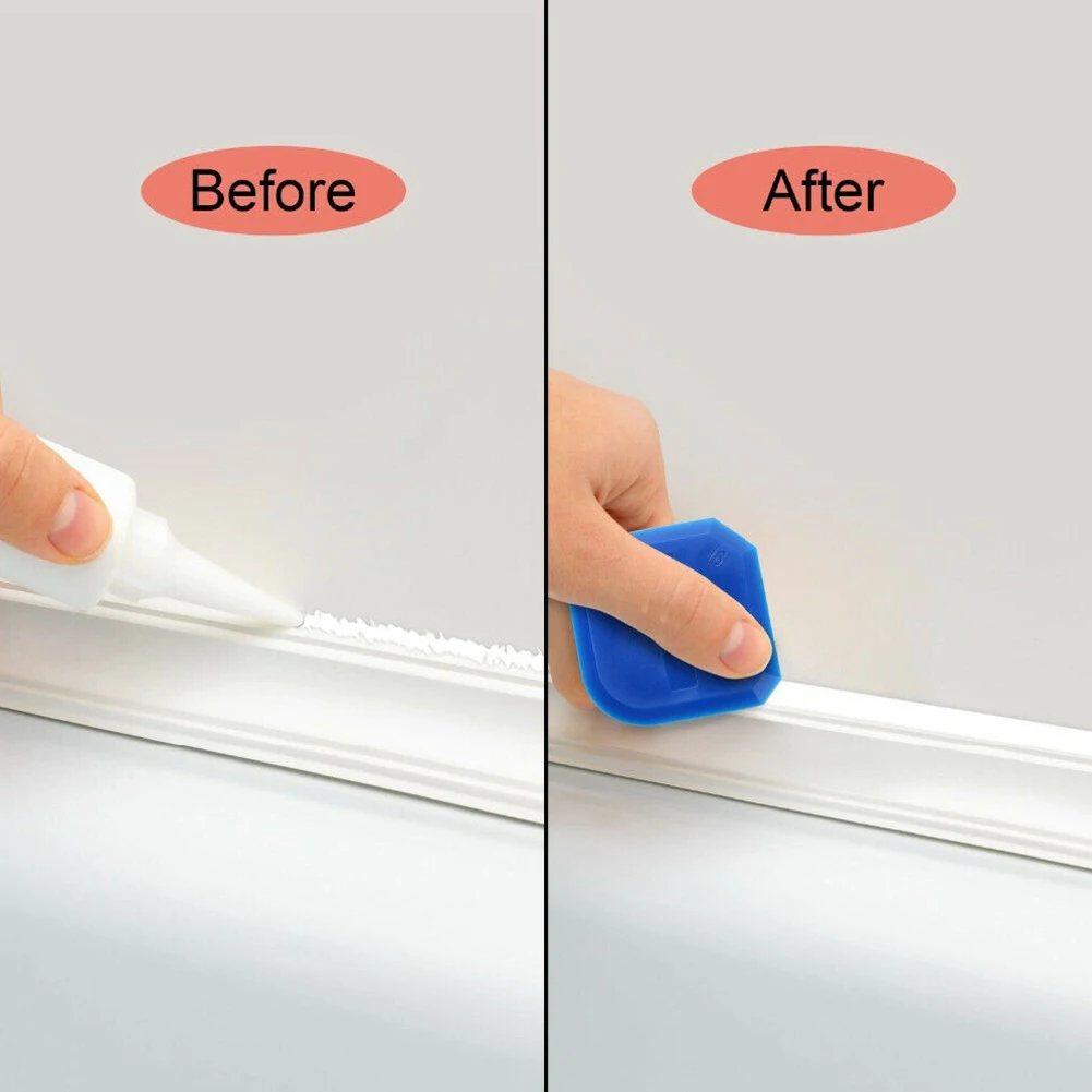 

12pcs/set Joint Corner Easy Operate Silicone Sealant Tool Home Caulk Remover Scraper Practical Finishing Handheld Profile Line