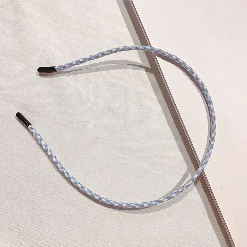 

Summer Plaid Headbands for Girls Lattice Hairbands Head Bands Tiara Elegant Headwear