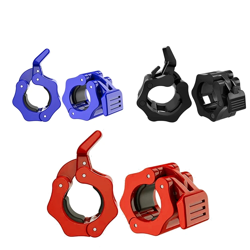 

1Pair 25mm 28mm 30mm Barbell Collar Lock Dumbell Clips for Clamp Weight Lifting Bar Gym Dumbbell Fitness Body Building