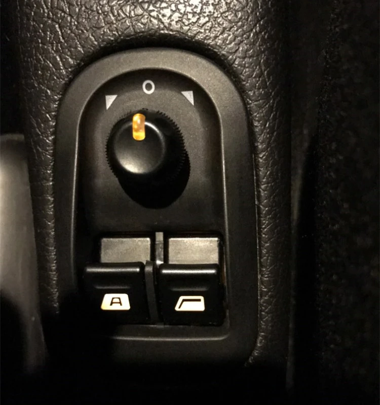 

FaroeChi 6554.WA 6554.WH 6554.58 Electric Power Window Switch Mirror Button Control Fit for PEUGEOT 206 Black Car Accessories