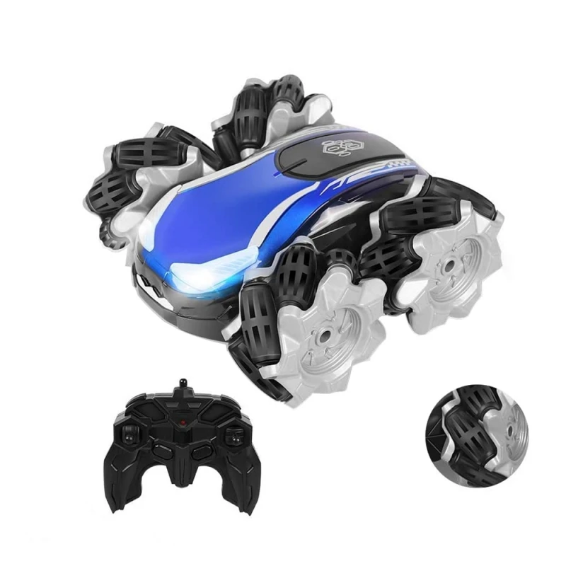 

ESGOT RC Car Waterproof Remote Control Kids Toys 45 Degree Drift High Speed Off Road Climbing Stunt 4WD Led Headlights