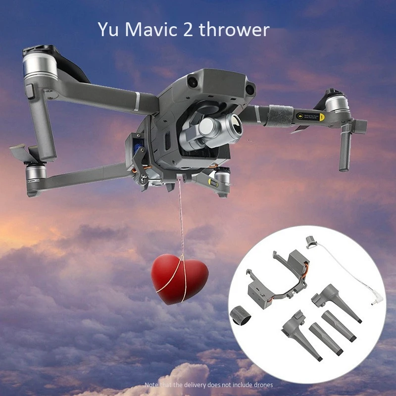 Long-Distance Delivery of Parabolic Landing System Fishing Fixed Bracket Modified Thrower for DJI MAVIC2 PRO/ZOOM | Электроника