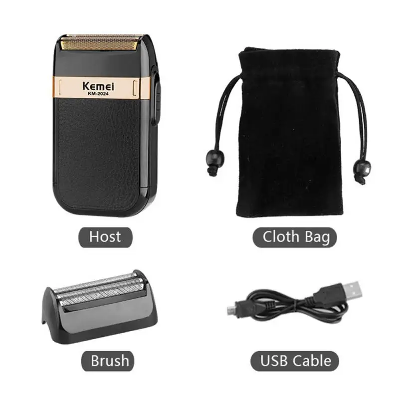 

Мужская бритва триммер Бритва для мужчин триммер для бороды и волос USB перезаряжаемая головка машинка для сухого и влажного бритья