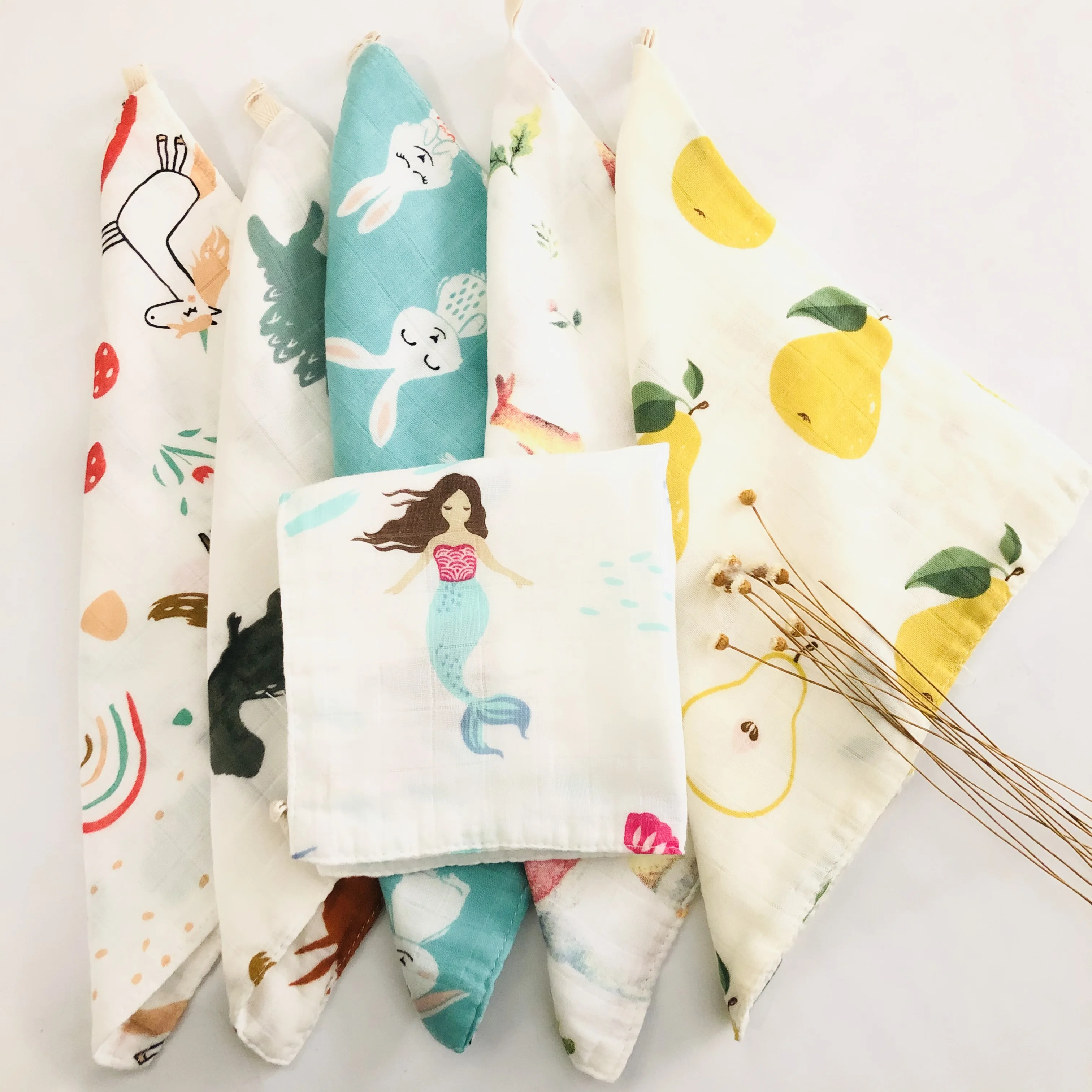 3 шт./лот детское муслиновое полотенце для рук детские полотенца кормления