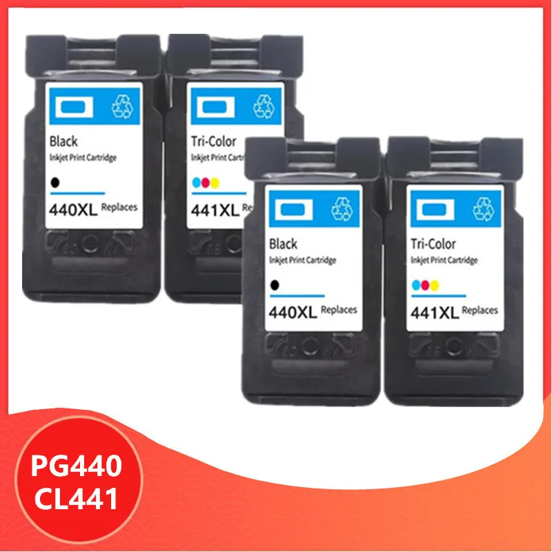 

4PK PG 440 PG440XL CL 441 compatible Ink Cartridge for Canon PG440 CL441 440XL 441XL for Printer 4280 MX438 518 378 MX438