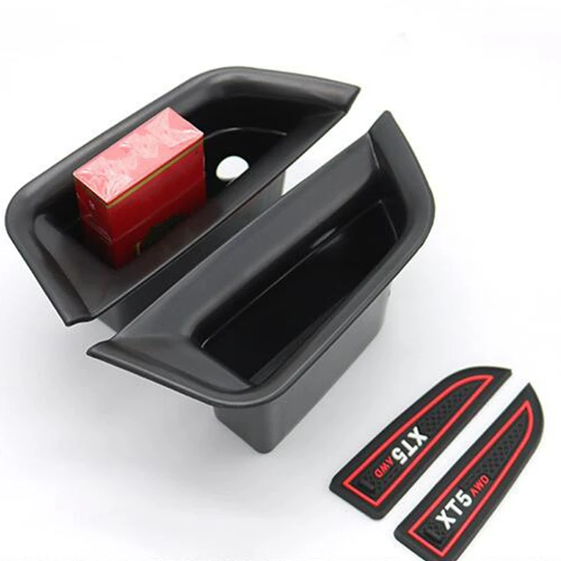 Передняя Боковая дверь подлокотник коробка держатель для Cadillac XT5 2017 2018 2019 2020 XT6