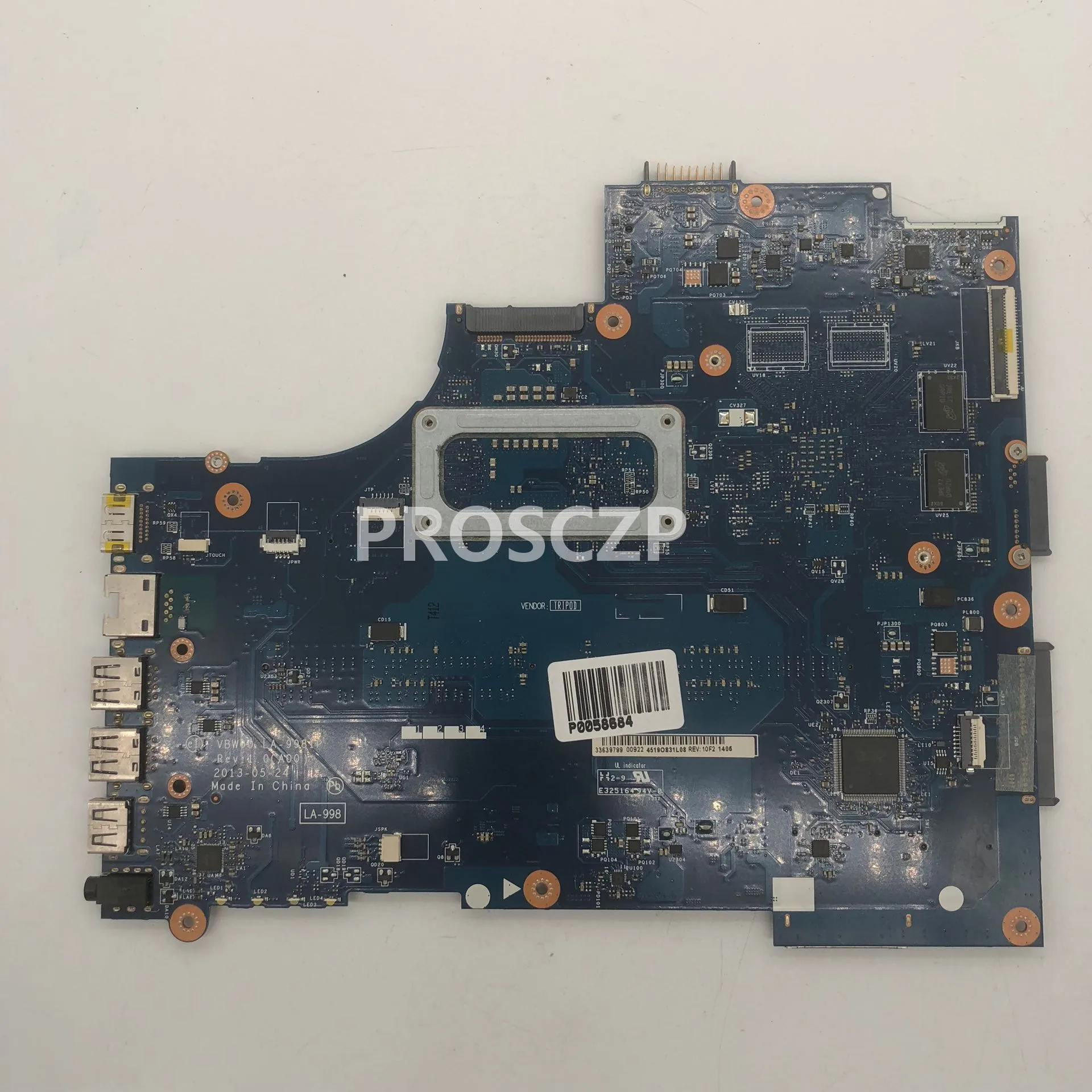 Бесплатная доставка Для 3537 5537 CN-0MXM3Y 0MXM3Y MXM3Y aptop материнская плата VBW00 LA-9981P с SR170