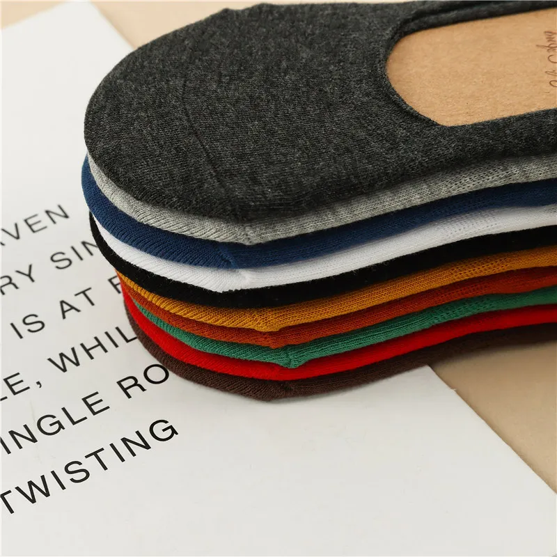 

10 Pairs/Lot Summer Women Fashion Solid Color Shallow Mouth Girls Female Invisible Slipper Cotton Socks