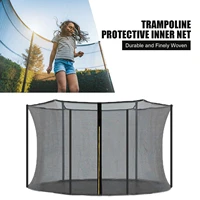 10ft12ft trampoline enclosure net children trampoline replacement accessories jumping bed inner safety fence net 68 poles
