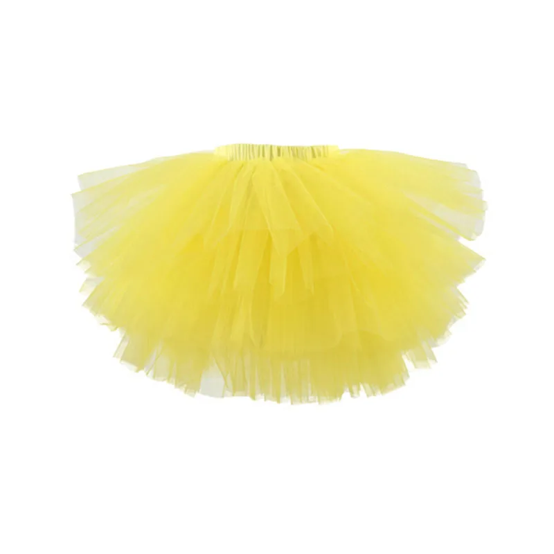 Модные юбка пачка для девочек супер пышная 6 Слои американка платья балетных