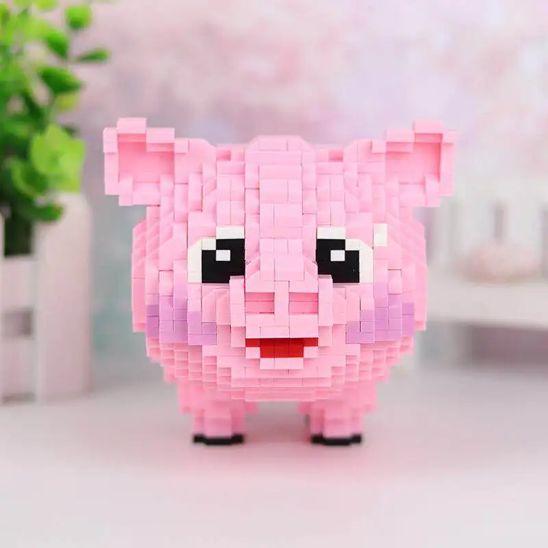 Мини куклы HC милые фигурки героев аукциона свиней розового цвета модель