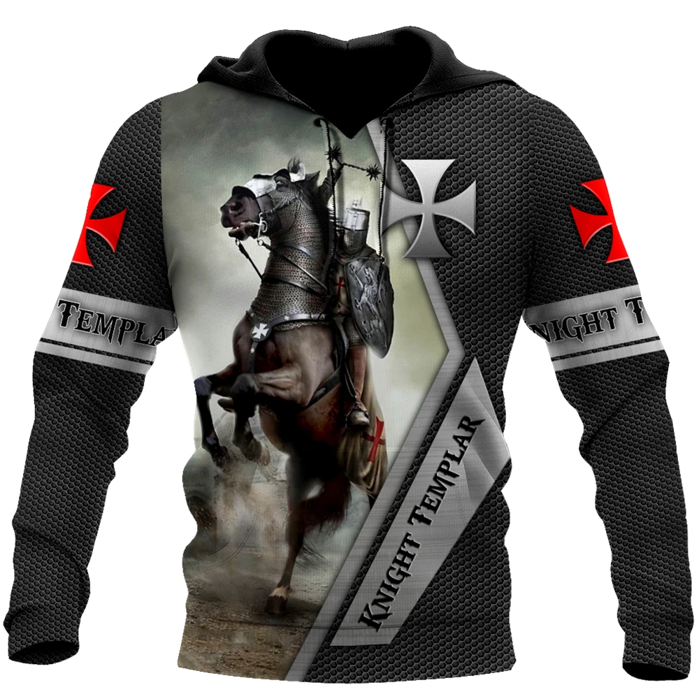 

Knight Templar 3D Printed Mens Hoodies Unisex Fashion Sweatshirt Harajuku Style Jacket DY167