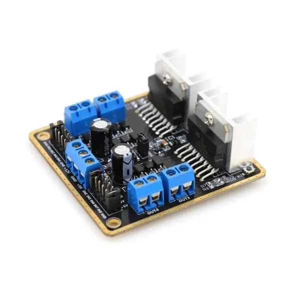 Quad DC двойной H-bridge DC шаговый двигатель драйвер контроллера плата Модуль L298N L-298N драйвер двигателя от AliExpress WW