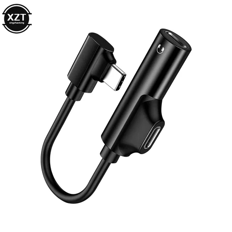 Адаптер OTG с USB Type C на 3,5 мм AUX Jack для Huawei P30 Pro Xiaomi Mi 9 8 Se Oneplus 7 Pro аудио USB C адаптер кабель наушники - изображение