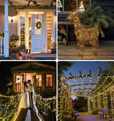 

Outdoor LED Solar String Fairy Lights 5M10M 20M 30M 8 Modes Flashing Lamp 100/200leds Waterproof for Christmas Garden Decoration