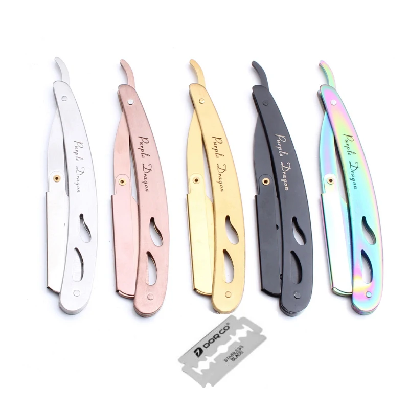 

Professional Stainless Steel Men and Women Straight Barber Steel Razors Hair Removal Shaving Pubic Hair Armpit Hair Barber Knife