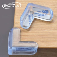 4pcs child baby safety transparent silicone protector table corner protection cover children anticollision edge corner guards