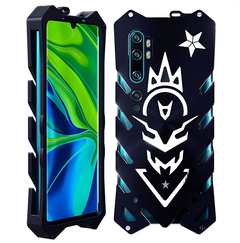Роскошный Новый Усиленный металлический алюминиевый чехол Thor для Xiaomi Mi CC9 Pro Note 10