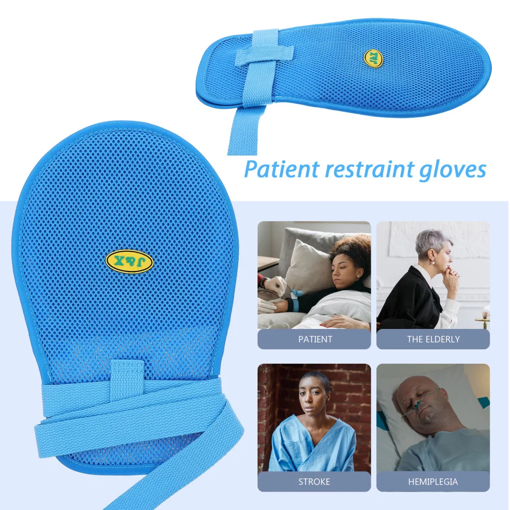 

1pc Hand Control Mitt Mesh Prevent Finger Harm Hand Restraints Protector