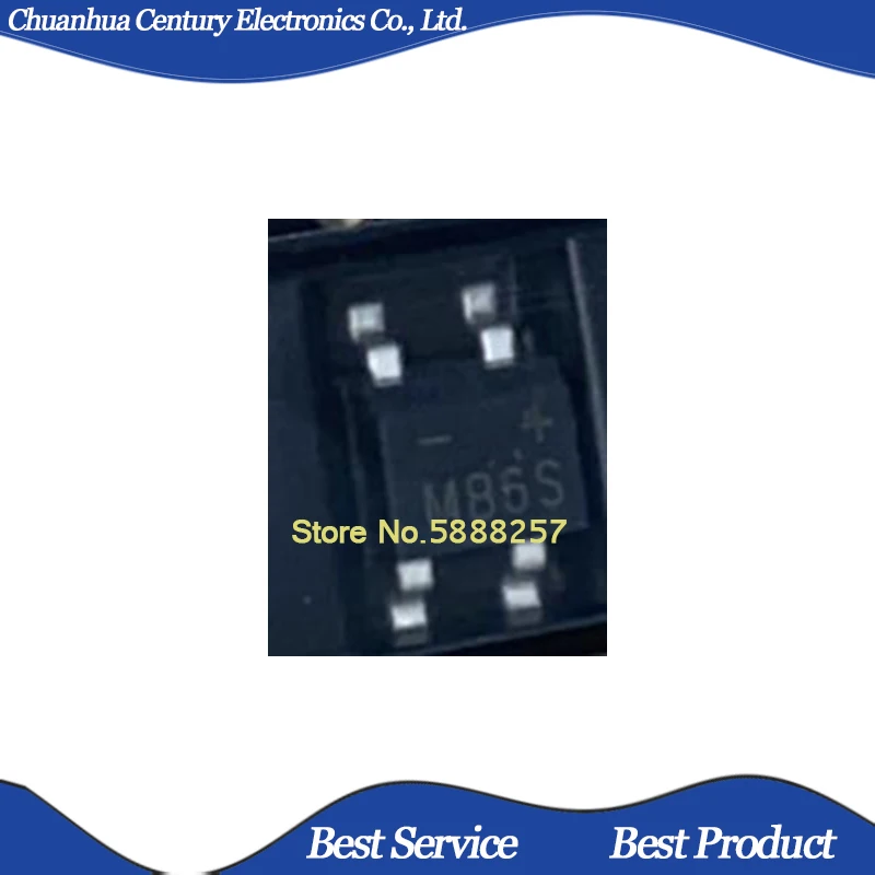 50 шт./лот MB6S 600V/0.5A SOP4 новые и оригинальные Фотообои