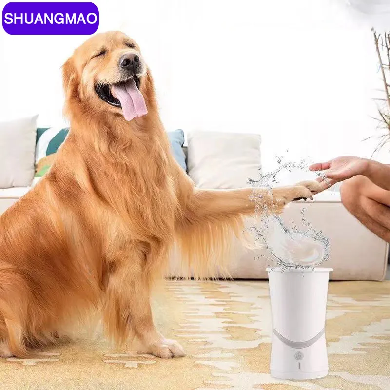 Супер чашка для чистки лап домашних собак полностью автоматическая мини щетка