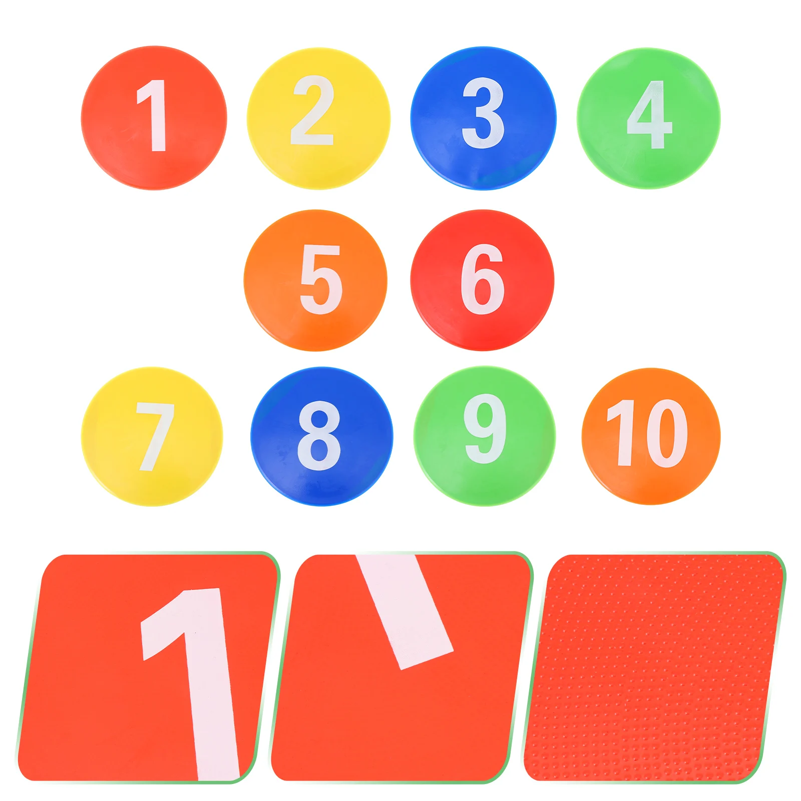 

1 Set Reusable Sports Spot Markers Football Training Signs (Random Color)