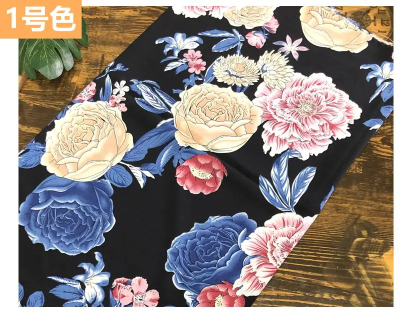 Новая стильная эластичная ткань с принтом тонкое Непрозрачное мягкое желтое