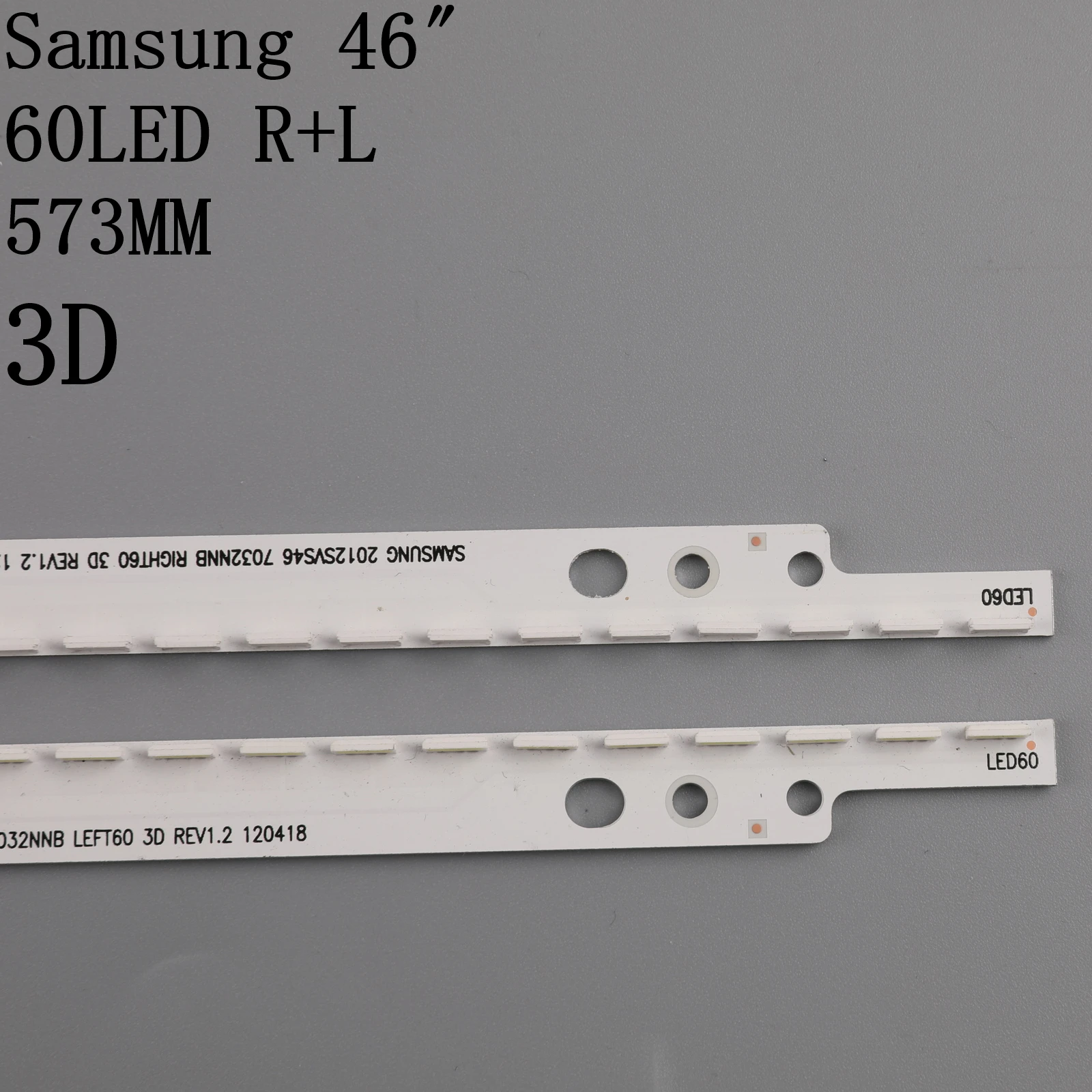 572 мм Светодиодная подсветка 56/60 светодиодов для Samsung 46-дюймового телевизора