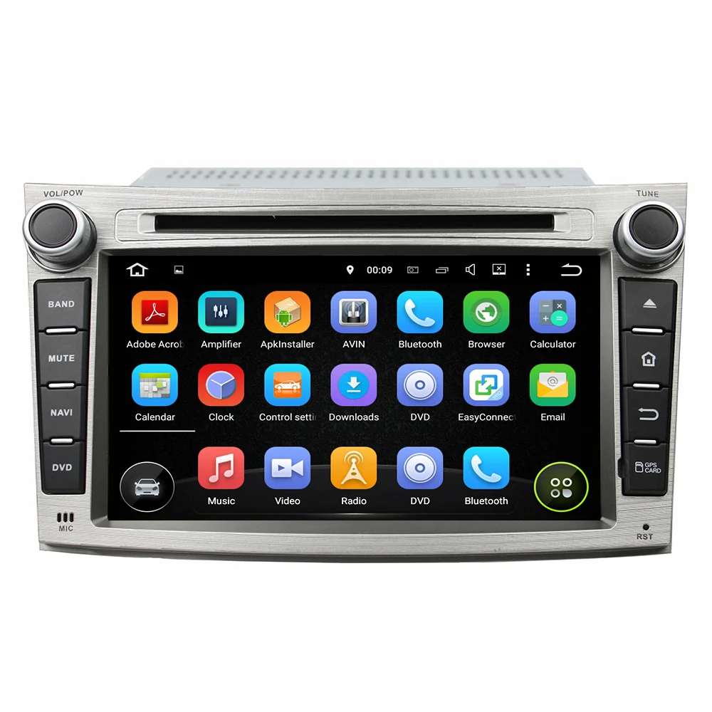Автомобильный мультимедийный плеер PX6 7 дюймов 2 Din 6 ядер Android 9 0 для Subaru Legacy/outback