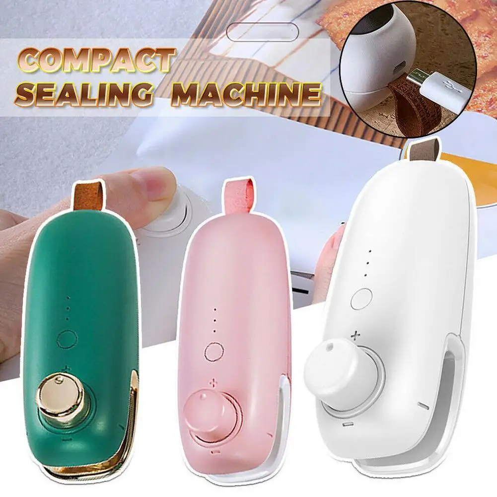 

Mini Portable Food Sealer Snack Bag Clips Home Snack Heat Electric Clip Gadgets Shop Sealing Bag Food Storage Sealer Bag Ki C6Q0