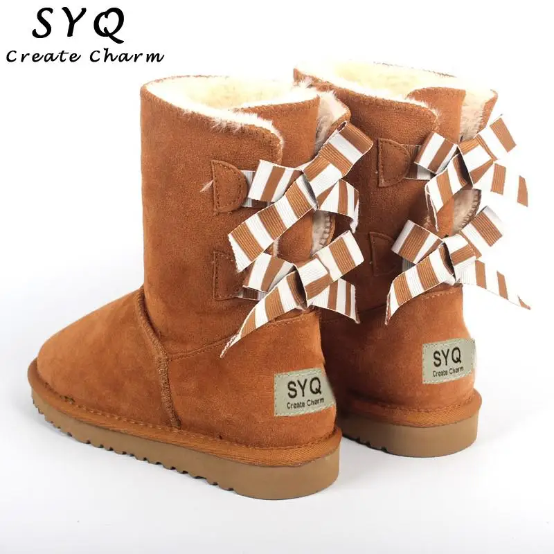 

2020 Winter Australia Genuine Leather Classic Women Boots Fashion Women Shoes Woman Zapatos Mujer Botas Rain Ankle Snow Boots