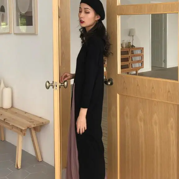 new autumn winter dress women black ladies vintage vest DC114 | Женская одежда