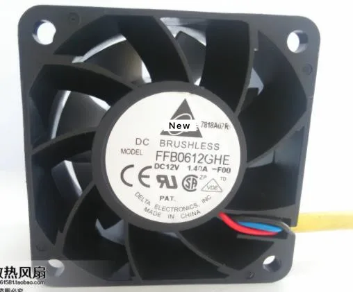 

Вентилятор охлаждения сервера для DELTA FFB0612GHE F00 DC 12 В а 60x60x38 мм