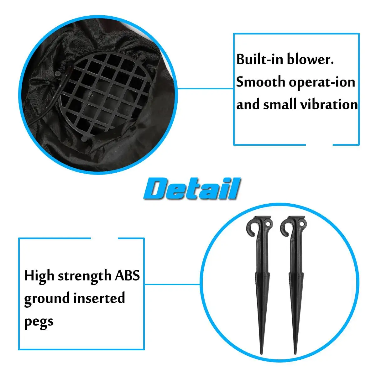 

1.2m Cute Inflatable Santa Claus Christmas Outdoor Ornaments For Merry Christmas New Year Party Home Garden Yard Xmas Decoration