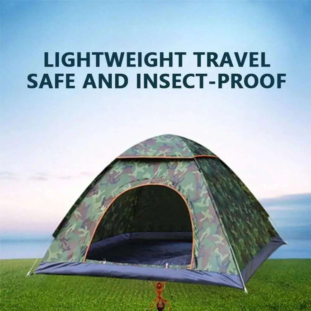 

Automatic Outdoor Family Camping Tent Multiple Models Camp Instant Tents Easy Ultralight Person Tourist For 2-3 Tents Shade A1V0