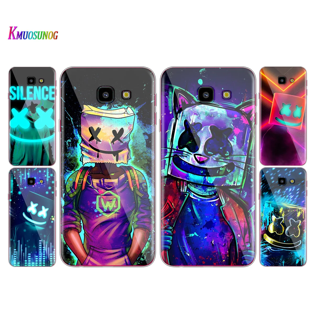 

Cool Electronic Music Smiley For Samsung Galaxy J8 J7 Duo J6 J5 Prime J4 Plus J3 J2 Core Soft TPU Silicone Phone Case