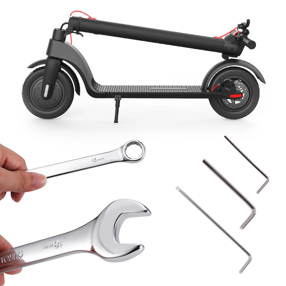 Wheel Tire Replacement Tool Set Dual-use Wrench Inner Hex for Xiaom Ninebot Segway ES1 ES2 ES4 Electric Scooter | Спорт и