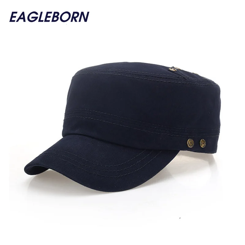 Мужские военные для женщин шляпа модное повседневное однотонное стильное и