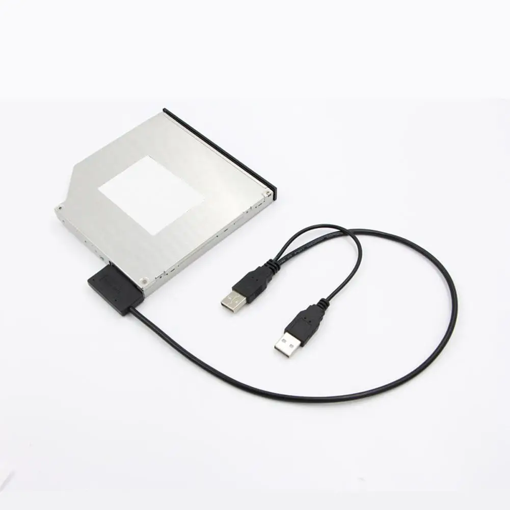 Адаптер-конвертер SATA в USB2.0 для ноутбука 7 + 6Pin Slim line Easy Drive Cable usb-хаб режимом питания