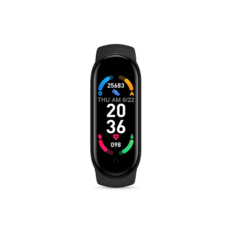 

2021 NEW M6 Smart Band Fitness Bracelet Tracker Heart Rate Blood Pressure Monitor Smart Watch Sport Waterproof For IOS Android