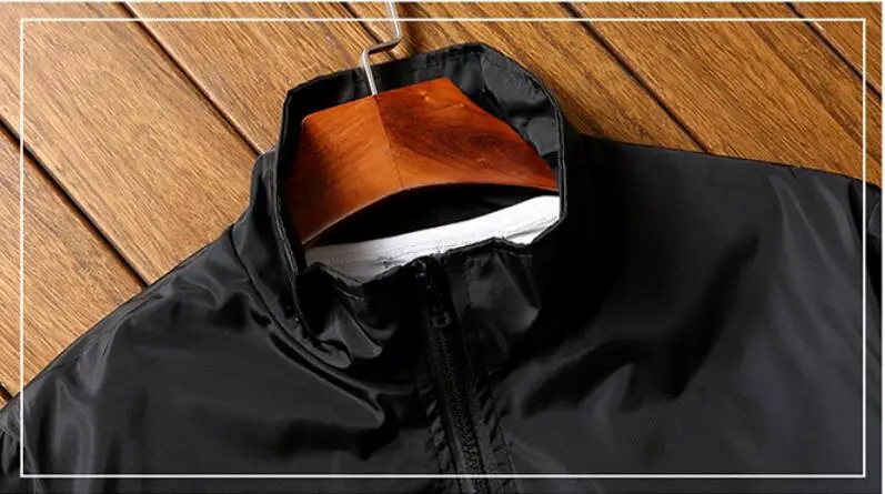 

2020 Spring Autumn Casual Jacket Bomber Zipper Coat Male Clothing