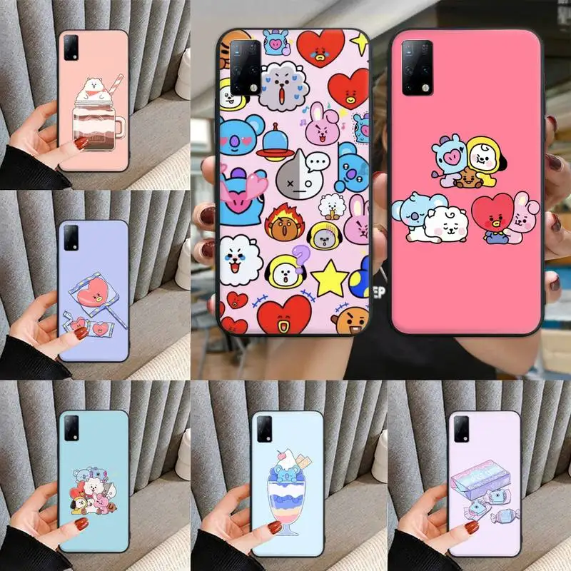 

Zororong Cartoon Funny B-BT21 Phone Case For xiaomi note10 note3 note2 max3 max2 9 8 6 5 lite pro plus se soft Cover Fundas