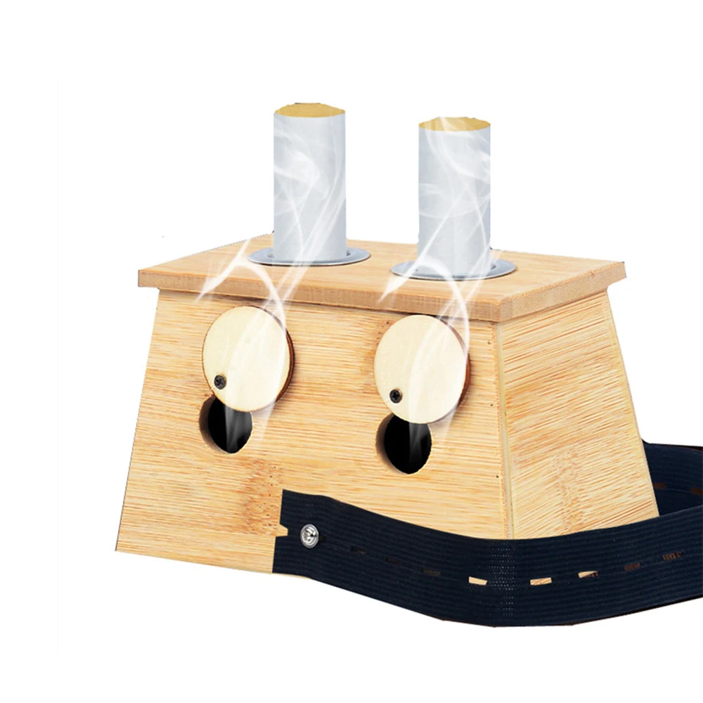 Бамбуковая коробка для мокса с одним/двойным/шестью отверстиями держатель моксы